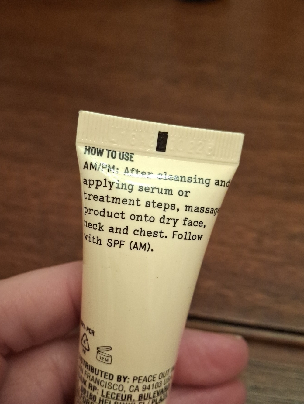Peace Out ✌️☮️ Repairing Moisturizer Cream 15ml New Tube - Picture 3 of 3